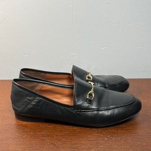 Coach Women's Haley Leather Loafer Black Size 8.5